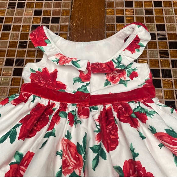 Janie and Jack Holiday Party Rose Dress - Picture 8 of 9